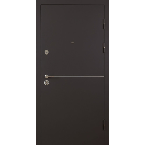 Вхідні двері ABWEHR Solid Defender RAL 8022T Вулиця