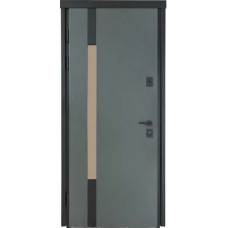 Вхідні двері COTTAGE 705/431 Metalic Grey/Вулична Vinorit Булат