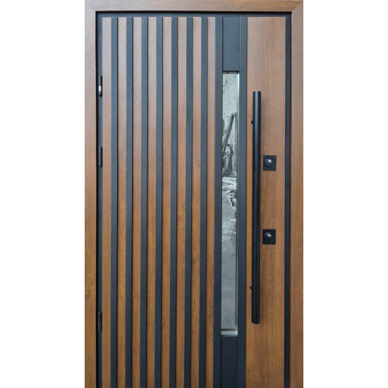 Входные двери STRAJ PROOF Rio-S Loft Дуб темный
